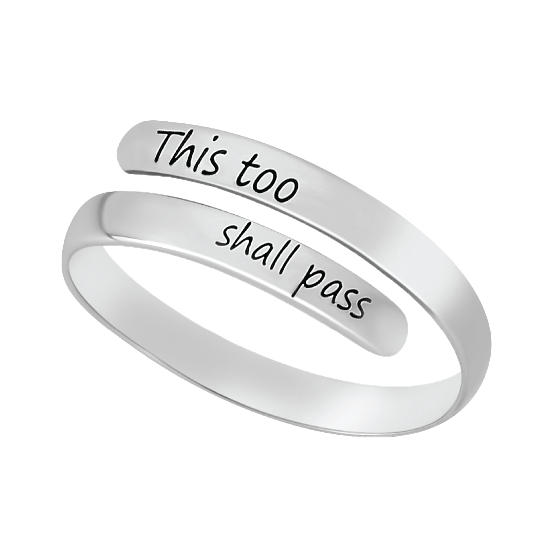 This Too Shall Pass ring size 7 (FUJSNLYKA) by RayOfHope